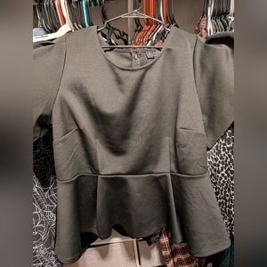 Eloquii Plus Peplum Top